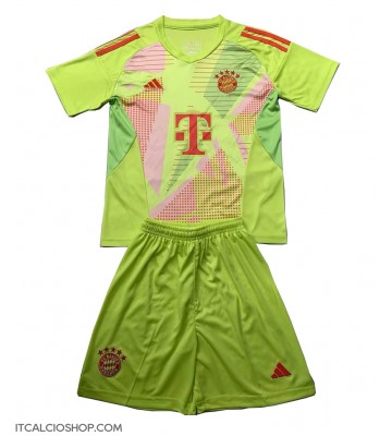 Bayern Munich Portiere Prima Maglia Bambino 2024-25 Manica Corta (+ Pantaloni corti)